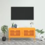 Mueble para TV de acero amarillo mostaza 105x35x50 cm en Muebles TV | Comprar online en Foru.es