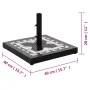 Base de sombrilla cuadrada negro y blanco 12 kg de vidaXL, Bases para sombrillas - Ref: Foro24-362224, Precio: 73,01 €, Descu...