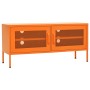 Mueble para TV de acero naranja 105x35x50 cm en Muebles TV | Comprar online en Foru.es