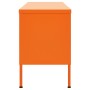 Mueble para TV de acero naranja 105x35x50 cm en Muebles TV | Comprar online en Foru.es