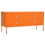 Mueble para TV de acero naranja 105x35x50 cm en Muebles TV | Comprar online en Foru.es