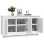 Aparador madera contrachapada blanco 102x35x55 cm de vidaXL, Aparadores - Ref: Foro24-831885, Precio: 106,31 €, Descuento: %