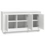 Aparador madera contrachapada blanco 102x35x55 cm de vidaXL, Aparadores - Ref: Foro24-831885, Precio: 106,31 €, Descuento: %