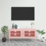 Mueble para TV de acero rosa 105x35x50 cm en Muebles TV | Comprar online en Foru.es