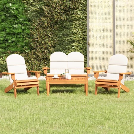 Juego de muebles de jardín Adirondack 4 piezas madera acacia de vidaXL, Conjuntos de jardín - Ref: Foro24-3152131, Precio: 51...