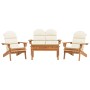 Juego de muebles de jardín Adirondack 4 piezas madera acacia de vidaXL, Conjuntos de jardín - Ref: Foro24-3152131, Precio: 51...