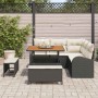 Conjunto de sofás de jardín 8 pcs Negro ratán sintético en Sofás de exterior | Comprar online en Foru.es