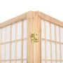 Biombo plegable con 5 paneles estilo japonés 200x170 cm de vidaXL, Divisores de ambientes - Ref: Foro24-352085, Precio: 185,1...
