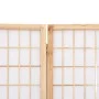 Biombo plegable con 5 paneles estilo japonés 200x170 cm de vidaXL, Divisores de ambientes - Ref: Foro24-352085, Precio: 185,1...