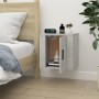 Mueble para TV de pared gris hormigón 40x34,5x40 cm de vidaXL, Muebles TV - Ref: Foro24-816648, Precio: 26,46 €, Descuento: %