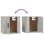 Mueble para TV de pared gris hormigón 40x34,5x40 cm de vidaXL, Muebles TV - Ref: Foro24-816648, Precio: 26,46 €, Descuento: %