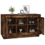 Aparador madera contrachapada color roble ahumado 102x35x60 cm de vidaXL, Aparadores - Ref: Foro24-831882, Precio: 88,05 €, D...