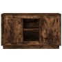 Aparador madera contrachapada color roble ahumado 102x35x60 cm de vidaXL, Aparadores - Ref: Foro24-831882, Precio: 88,05 €, D...