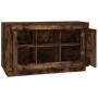 Aparador madera contrachapada color roble ahumado 102x35x60 cm de vidaXL, Aparadores - Ref: Foro24-831882, Precio: 88,05 €, D...