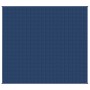 Manta con peso tela azul 220x230 cm 15 kg de vidaXL, Mantas - Ref: Foro24-3154863, Precio: 83,82 €, Descuento: %