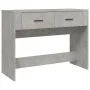 Mesa consola de madera contrachapada gris hormigón 100x39x75 cm de vidaXL, Mesas - Ref: Foro24-816780, Precio: 64,18 €, Descu...
