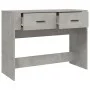 Mesa consola de madera contrachapada gris hormigón 100x39x75 cm de vidaXL, Mesas - Ref: Foro24-816780, Precio: 64,18 €, Descu...