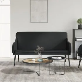 Banco de cuero sintético negro 110x76x80 cm de vidaXL, Bancos - Ref: Foro24-351430, Precio: 153,84 €, Descuento: %