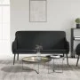 Banco de cuero sintético negro 110x76x80 cm de vidaXL, Bancos - Ref: Foro24-351430, Precio: 153,84 €, Descuento: %