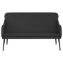 Banco de cuero sintético negro 110x76x80 cm de vidaXL, Bancos - Ref: Foro24-351430, Precio: 156,19 €, Descuento: %