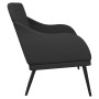 Banco de cuero sintético negro 110x76x80 cm de vidaXL, Bancos - Ref: Foro24-351430, Precio: 156,19 €, Descuento: %