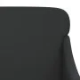 Banco de cuero sintético negro 110x76x80 cm de vidaXL, Bancos - Ref: Foro24-351430, Precio: 153,84 €, Descuento: %