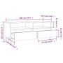 Mueble de TV madera contrachapada gris hormigón 100x34,5x44,5cm de vidaXL, Muebles TV - Ref: Foro24-831905, Precio: 57,83 €, ...