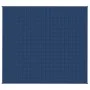 Manta con peso tela azul 200x230 cm 13 kg de vidaXL, Mantas - Ref: Foro24-3154860, Precio: 110,13 €, Descuento: %