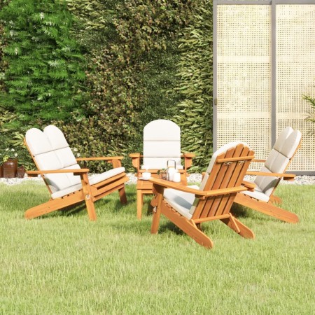 Juego de muebles de jardín Adirondack 5 piezas madera acacia de vidaXL, Conjuntos de jardín - Ref: Foro24-3152137, Precio: 68...