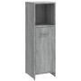 Armario de baño madera contrachapada gris Sonoma 30x30x95 cm de vidaXL, Muebles de baño - Ref: Foro24-825838, Precio: 41,66 €...