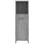 Armario de baño madera contrachapada gris Sonoma 30x30x95 cm de vidaXL, Muebles de baño - Ref: Foro24-825838, Precio: 41,66 €...