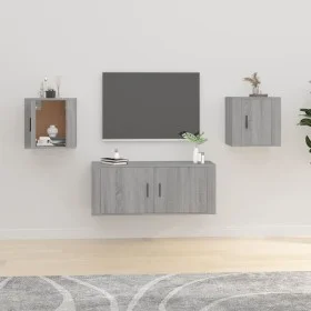 Muebles para TV de pared 2 uds gris Sonoma 40x34,5x40 cm de vidaXL, Muebles TV - Ref: Foro24-816653, Precio: 53,13 €, Descuen...