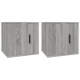Muebles para TV de pared 2 uds gris Sonoma 40x34,5x40 cm de vidaXL, Muebles TV - Ref: Foro24-816653, Precio: 53,76 €, Descuen...