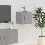 Muebles para TV de pared 2 uds gris Sonoma 40x34,5x40 cm de vidaXL, Muebles TV - Ref: Foro24-816653, Precio: 53,76 €, Descuen...