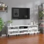 Mueble de TV madera contrachapada blanco 150x30x44,5 cm de vidaXL, Muebles TV - Ref: Foro24-831917, Precio: 78,15 €, Descuent...