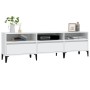 Mueble de TV madera contrachapada blanco 150x30x44,5 cm de vidaXL, Muebles TV - Ref: Foro24-831917, Precio: 78,84 €, Descuent...
