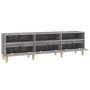 Mueble para TV madera contrachapada gris Sonoma 150x30x44,5 cm de vidaXL, Muebles TV - Ref: Foro24-831915, Precio: 75,81 €, D...