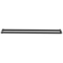 Estante para pared de ducha aluminio negro 115 cm de vidaXL, Accesorios para el baño - Ref: Foro24-153618, Precio: 59,86 €, D...