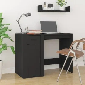 Escritorio de madera contrachapada negro 100x49x75 cm de vidaXL, Escritorios - Ref: Foro24-816785, Precio: 87,47 €, Descuento: %