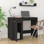 Escritorio de madera contrachapada negro 100x49x75 cm de vidaXL, Escritorios - Ref: Foro24-816785, Precio: 90,36 €, Descuento: %