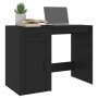 Escritorio de madera contrachapada negro 100x49x75 cm de vidaXL, Escritorios - Ref: Foro24-816785, Precio: 90,36 €, Descuento: %