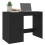 Escritorio de madera contrachapada negro 100x49x75 cm de vidaXL, Escritorios - Ref: Foro24-816785, Precio: 87,47 €, Descuento: %