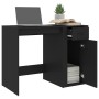 Escritorio de madera contrachapada negro 100x49x75 cm de vidaXL, Escritorios - Ref: Foro24-816785, Precio: 90,36 €, Descuento: %
