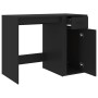 Escritorio de madera contrachapada negro 100x49x75 cm de vidaXL, Escritorios - Ref: Foro24-816785, Precio: 90,36 €, Descuento: %
