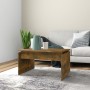 Mesa de centro madera contrachapada roble ahumado 68x50x38 cm de vidaXL, Mesas de centro - Ref: Foro24-825840, Precio: 38,70 ...
