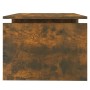 Mesa de centro madera contrachapada roble ahumado 68x50x38 cm de vidaXL, Mesas de centro - Ref: Foro24-825840, Precio: 38,70 ...