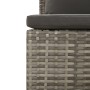 Sofá central de jardín con cojín ratán sintético gris de vidaXL, Conjuntos de jardín - Ref: Foro24-362694, Precio: 88,16 €, D...