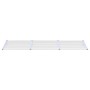 Marquesina puerta policarbonato gris y transparente 297,5x90cm de vidaXL, Toldos - Ref: Foro24-153694, Precio: 94,91 €, Descu...