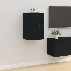 Schwarzer TV-Wandschrank 40x34,5x60 cm von vidaXL, TV-Möbel - Ref: Foro24-816658, Preis: 36,31 €, Rabatt: %