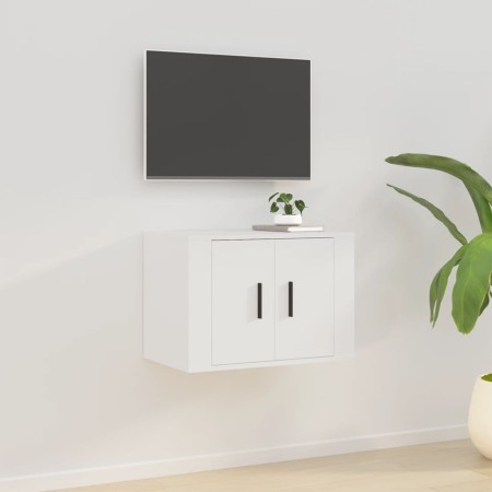 Mueble para TV de pared blanco 57x34,5x40 cm de vidaXL, Muebles TV - Ref: Foro24-816616, Precio: 36,17 €, Descuento: %